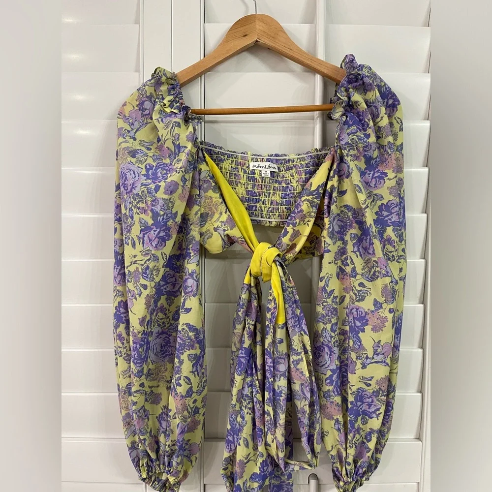 For Love and Lemons TopMaui Wrap Top - Picture 5 of 9